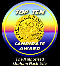 Top Ten Candidate Award / The Authorised Graham Nash Site