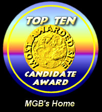 Top Ten Candidate Award / MGB's Home