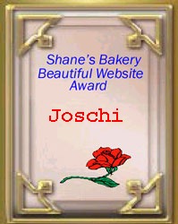 Shane's Bakery Beautiful Website Award