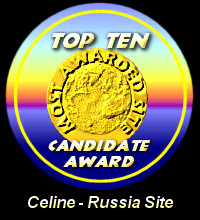 Top Ten Candidate 
Award / Celine - Russia Site