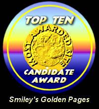 Top Ten Candidate Award / Smiley's Golden Pages