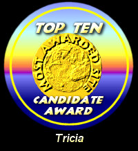 Top Ten Candidate Award / Tricia