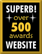 SUPERB over 500 awards WEBSITE