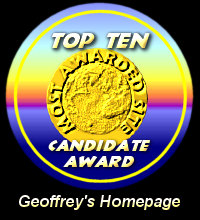 Top Ten Candidate Award / Geoffrey's Homepage